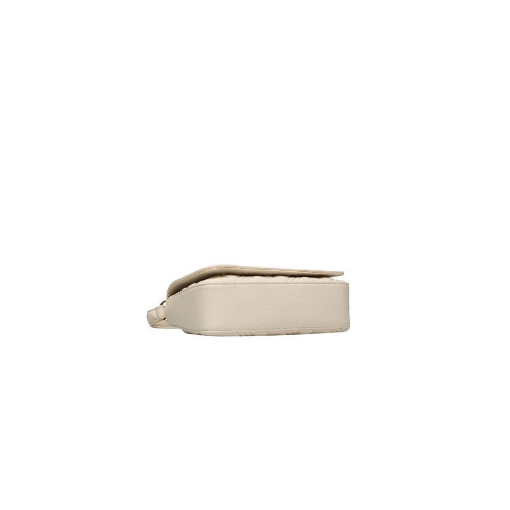 Beige Handtasche aus Polyethylen