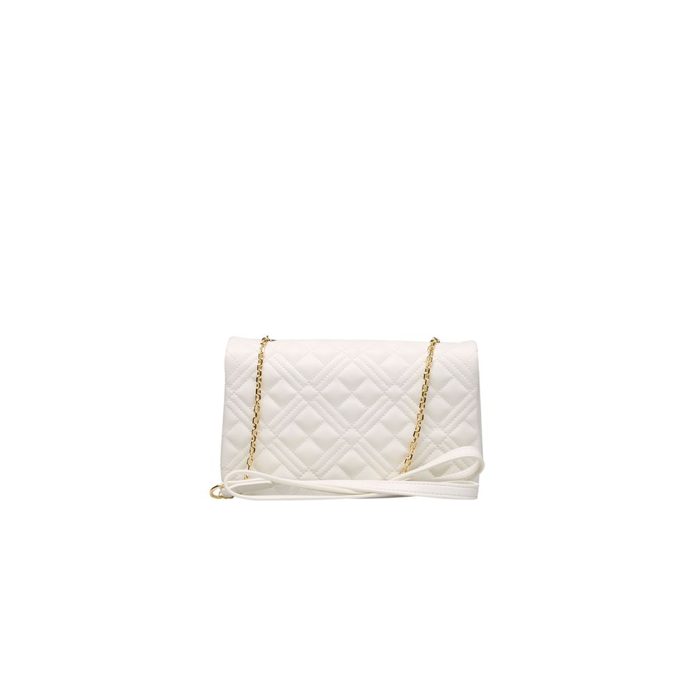 Bolso bandolera de polietileno blanco