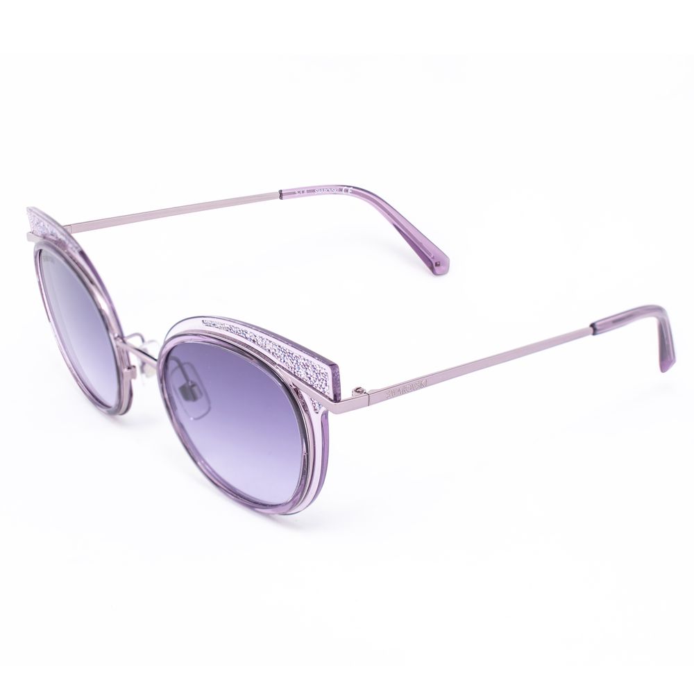 Gafas de sol de metal morado