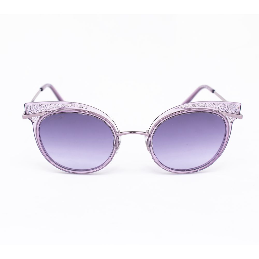 Gafas de sol de metal morado