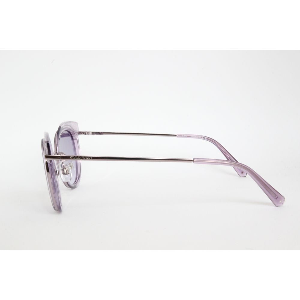 Gafas de sol de metal morado