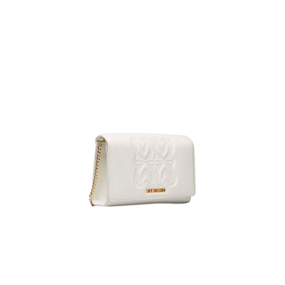 Bolso bandolera de polietileno blanco