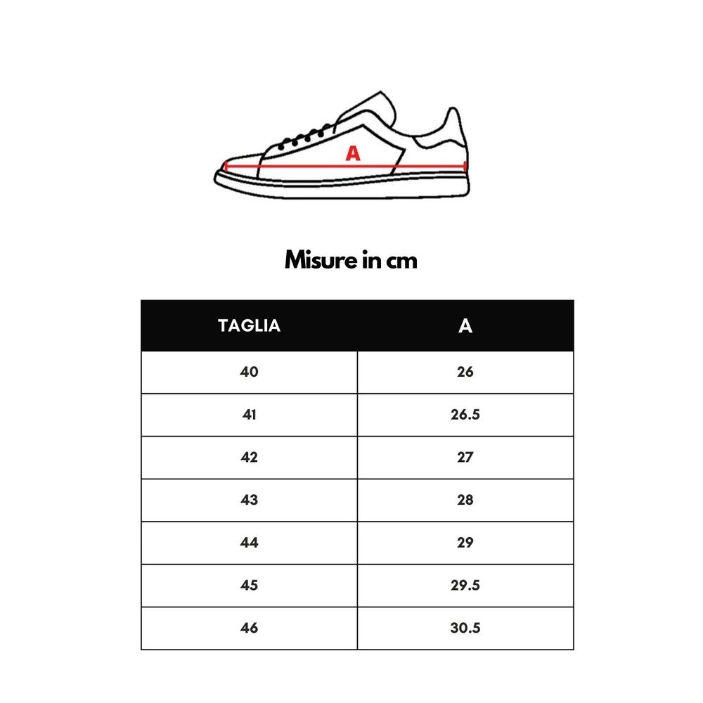 Sneaker aus schwarzem und weißem Leder