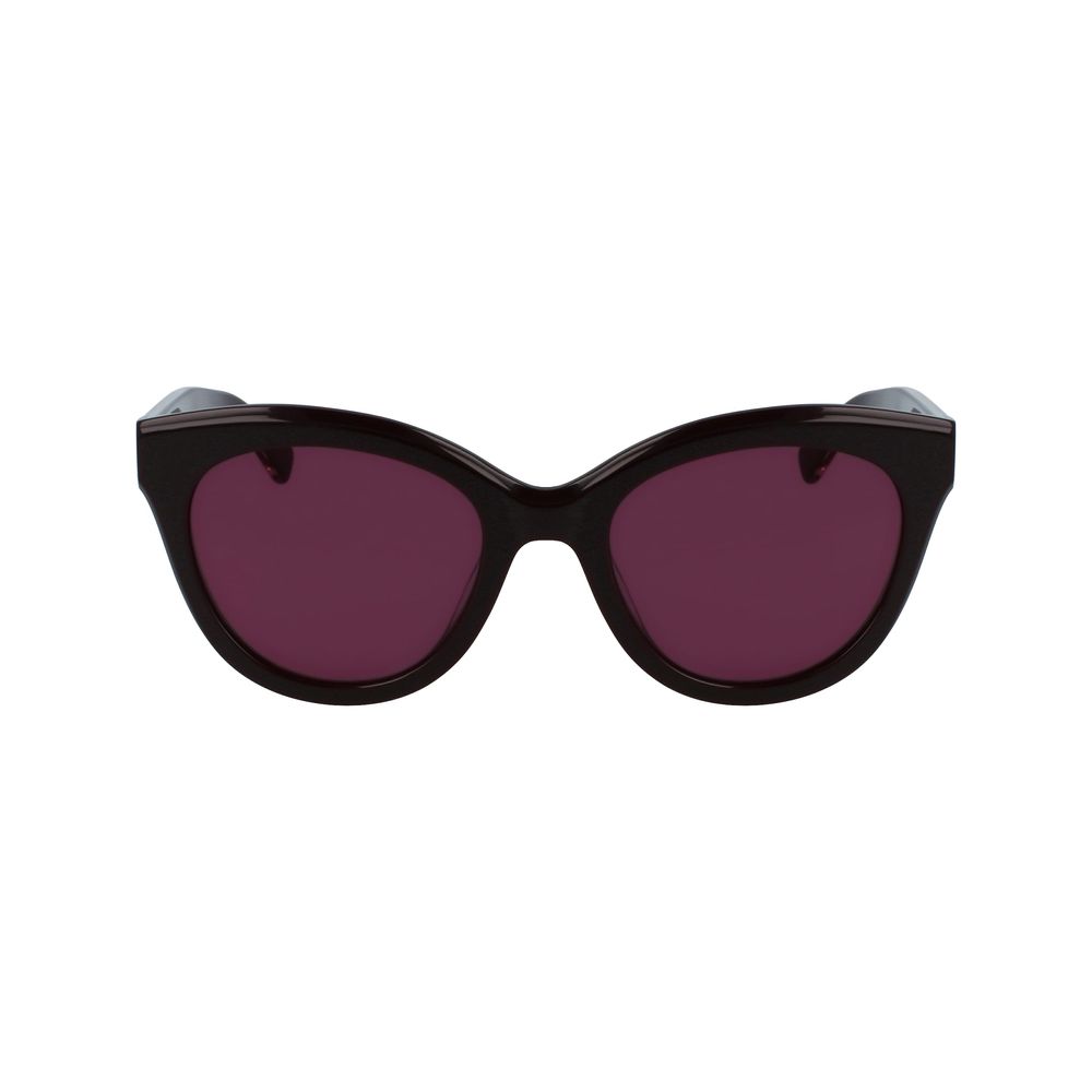 Lila Sonnenbrille aus Acetat