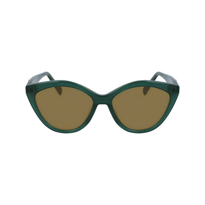 Grüne Sonnenbrille aus Acetat