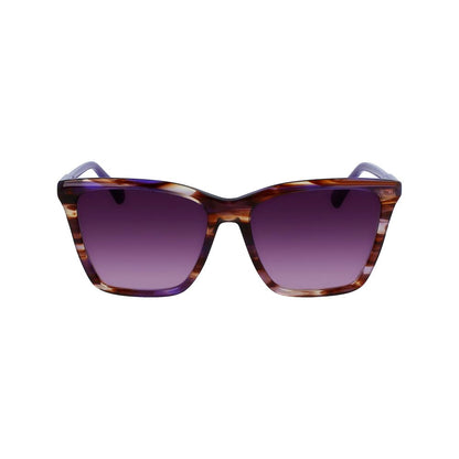 Gafas de sol de acetato de color morado