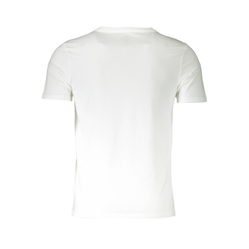 Camiseta de algodón blanca