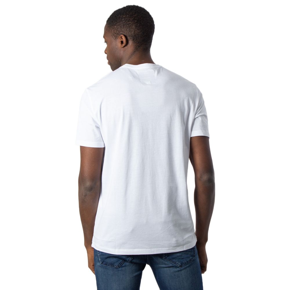 Camiseta de algodón blanca