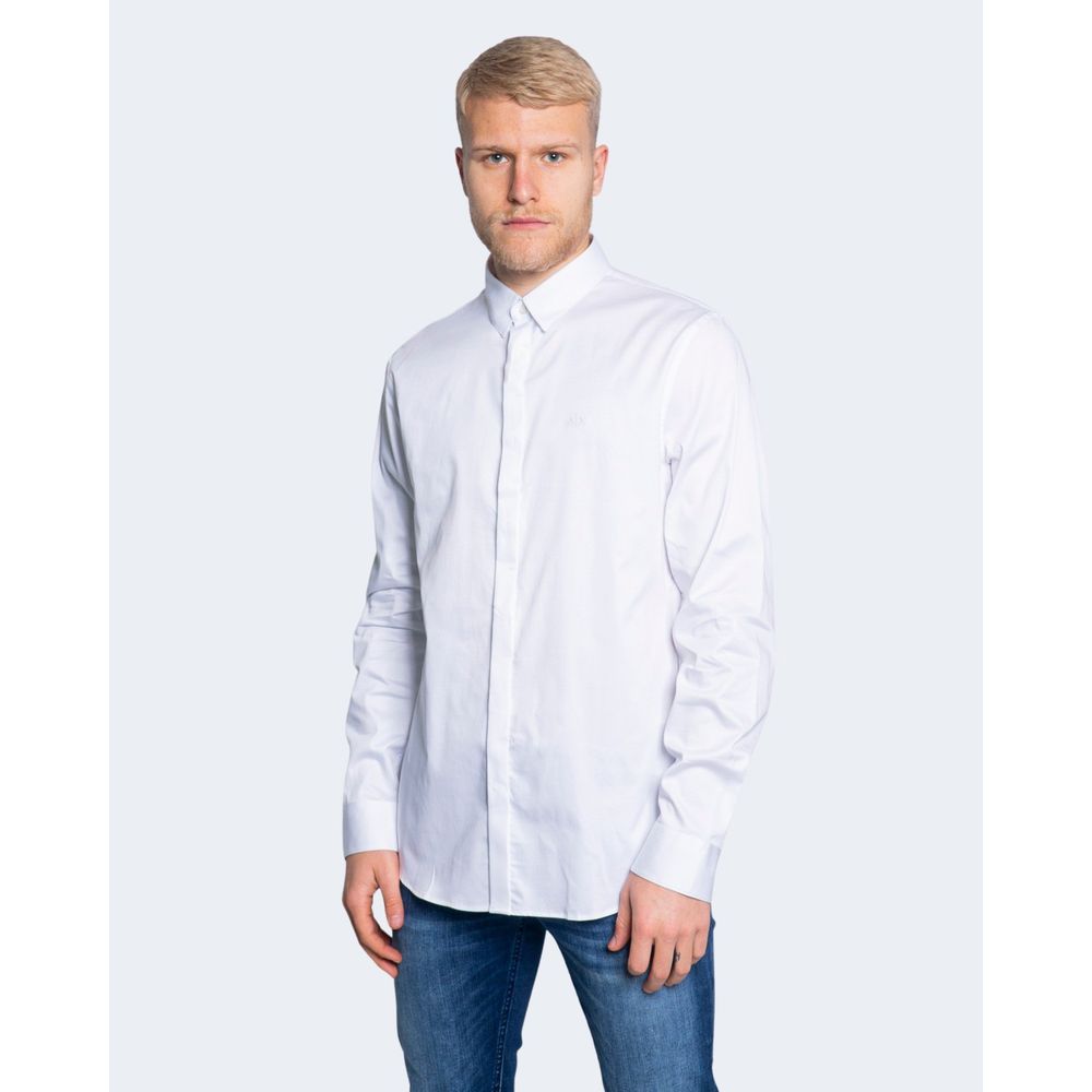 Camisa de algodón blanca