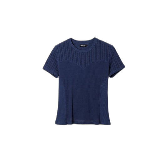 Blaue Tops und T-Shirts aus Baumwolle