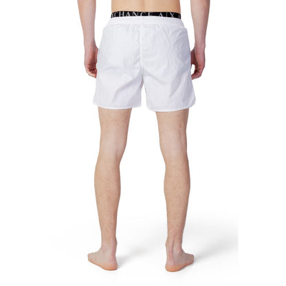 White Polyester Swimwear