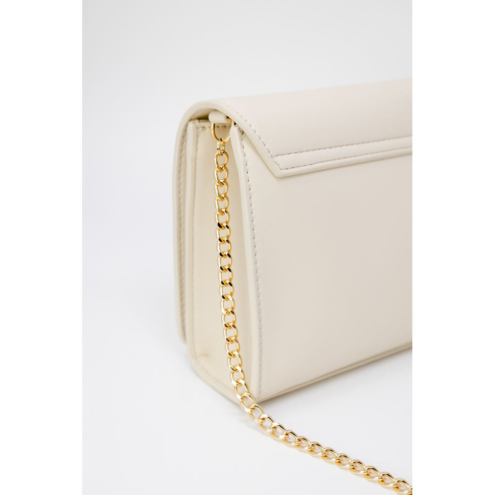 Beige Handtasche aus Polyethylen