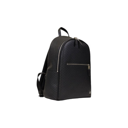 Schwarzer Polyester-Rucksack