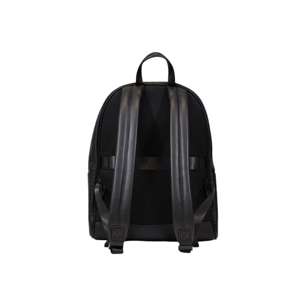 Schwarzer Polyester-Rucksack