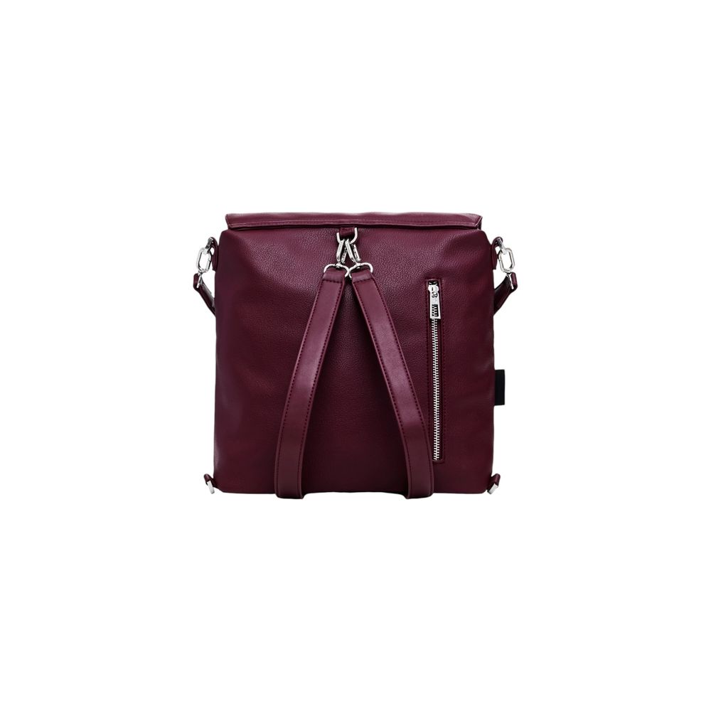 Bordeaux Polyethylene Backpack