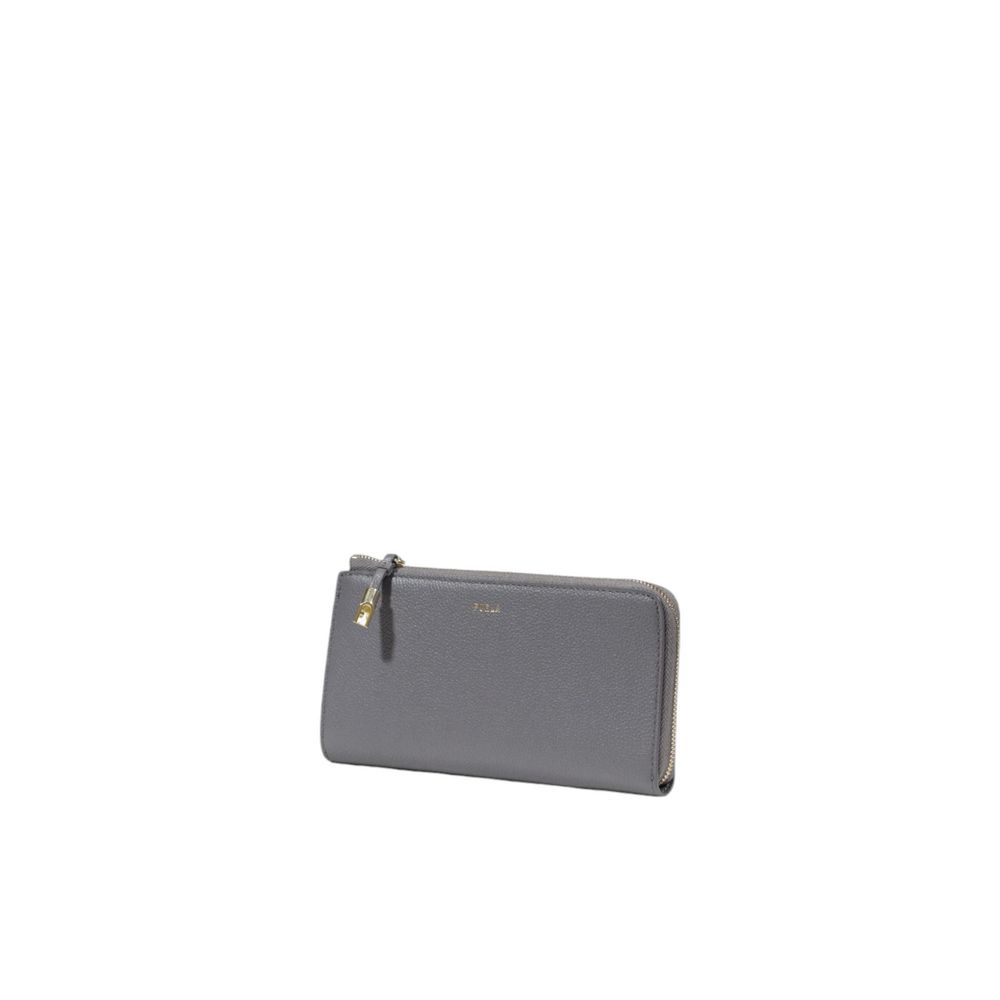 Gray Leather Wallet