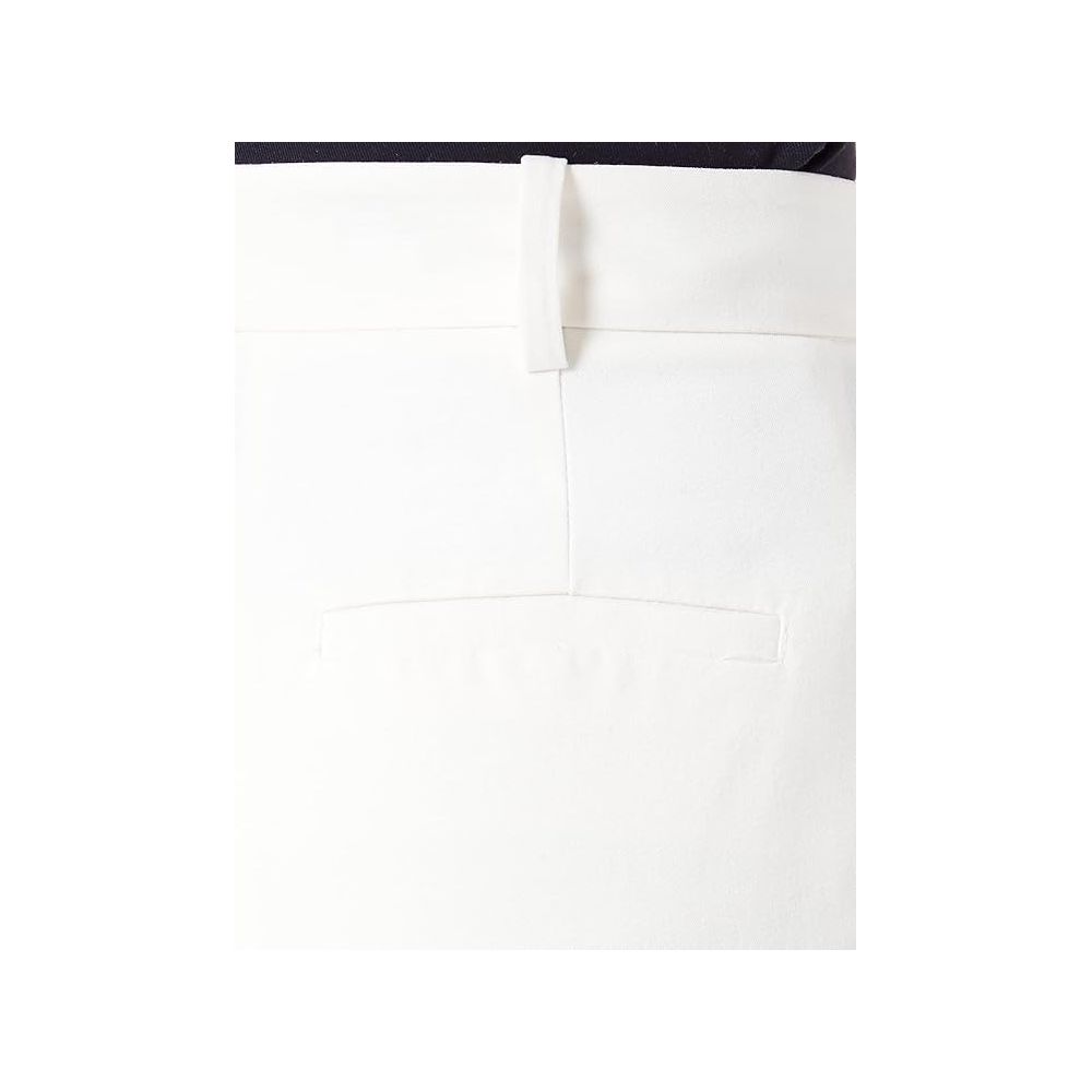 White Polyester Jeans & Pant