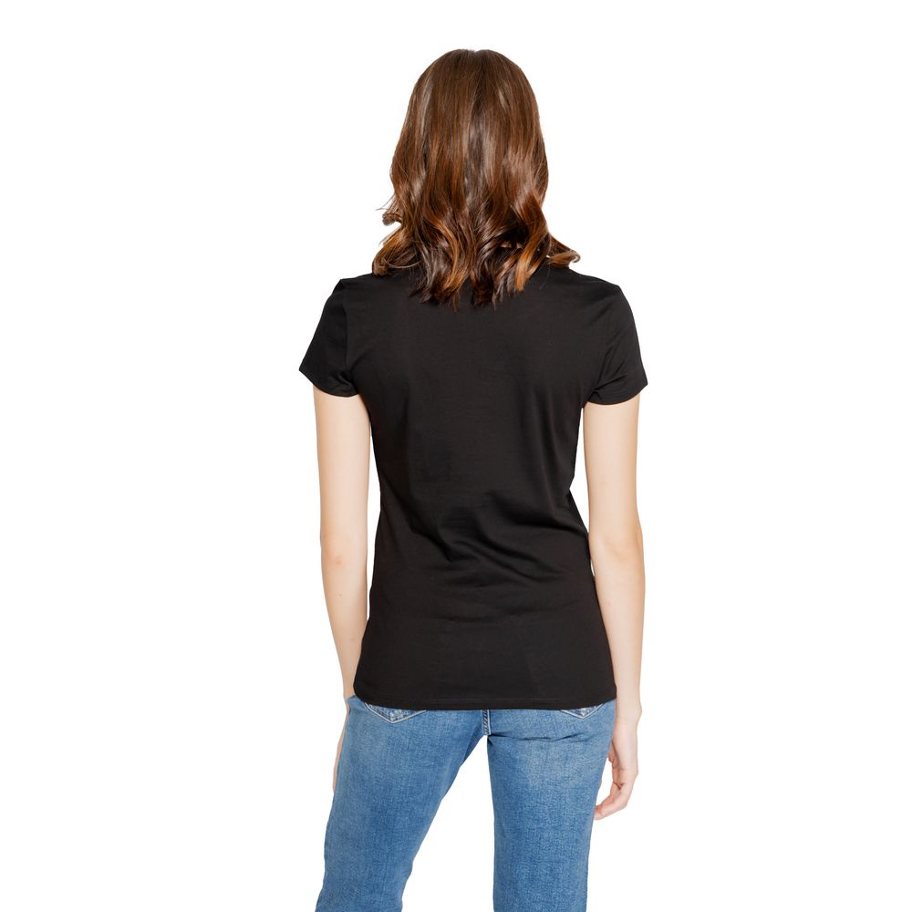 Schwarze Tops und T-Shirts aus Baumwolle