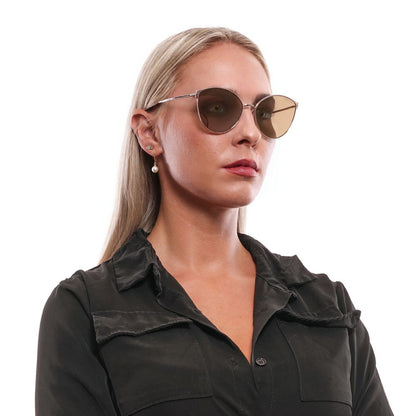 Gafas de sol doradas para mujer