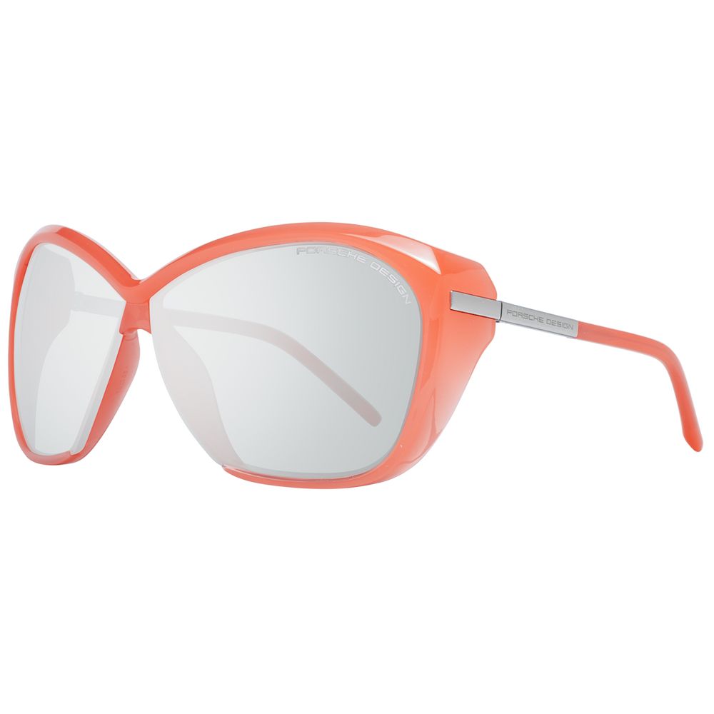 Orangefarbene Sonnenbrille für Damen