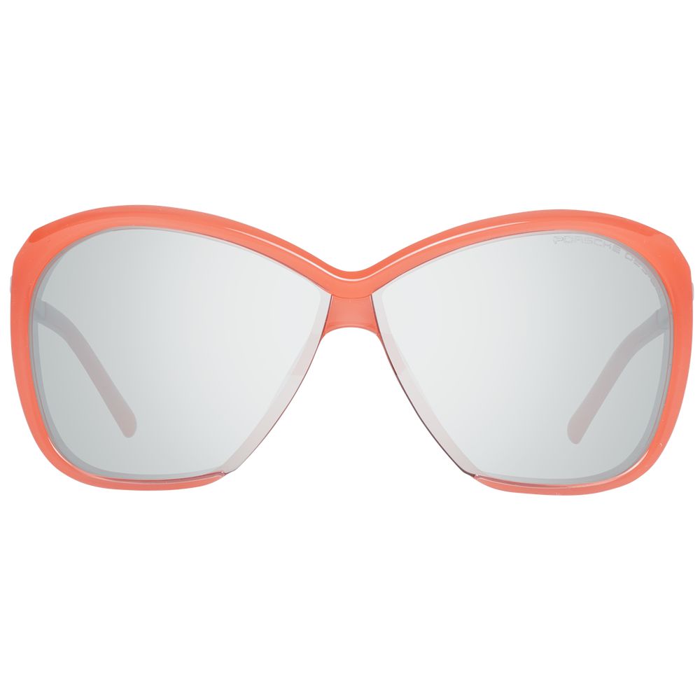 Orangefarbene Sonnenbrille für Damen