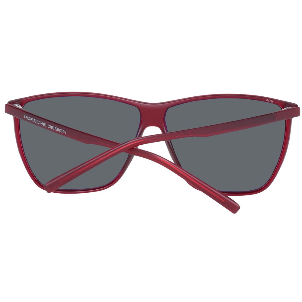 Gafas de sol unisex de color rojo