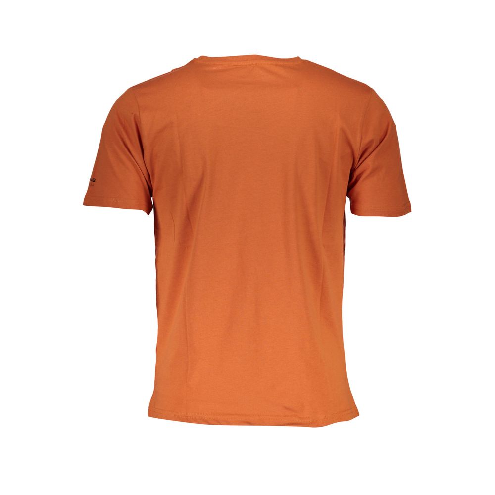 Camiseta de algodón color naranja