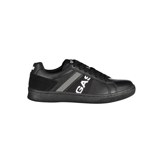 Black Artificial Leather Sneaker