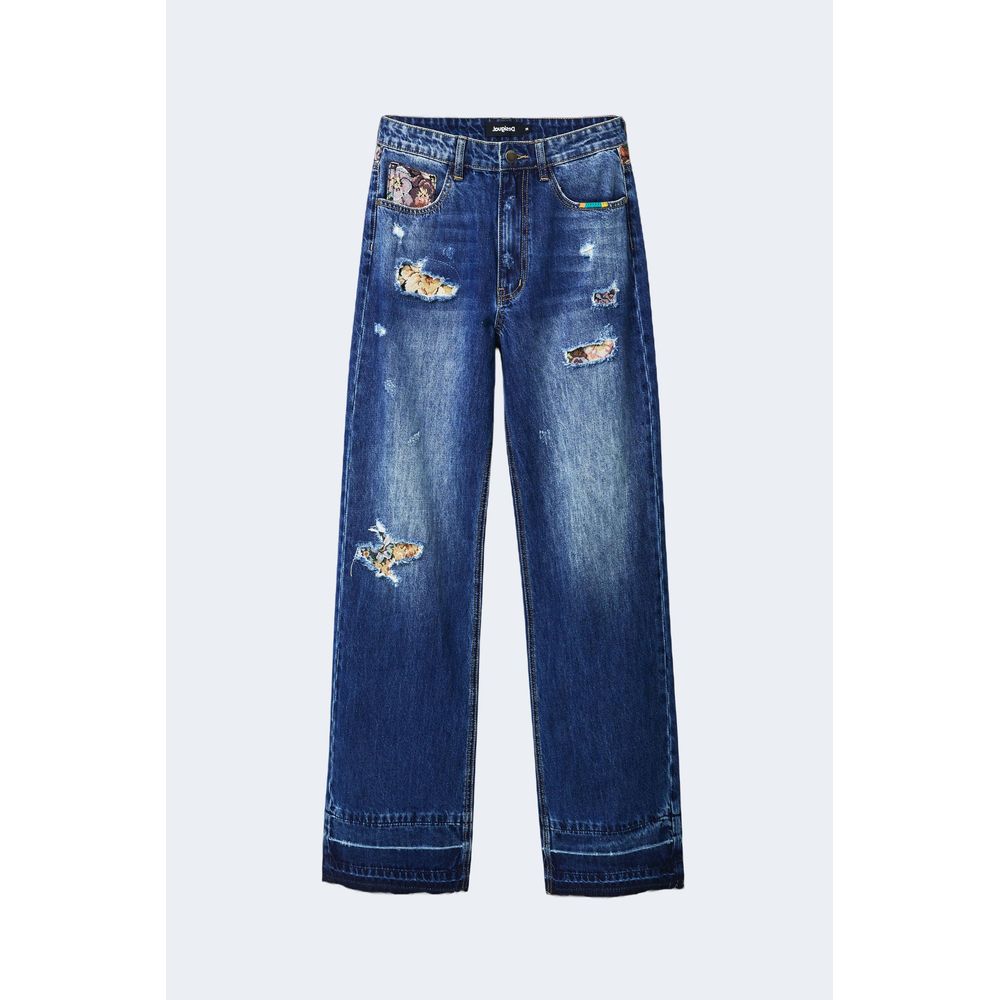 Blaue Jeans und Hose aus Baumwolle