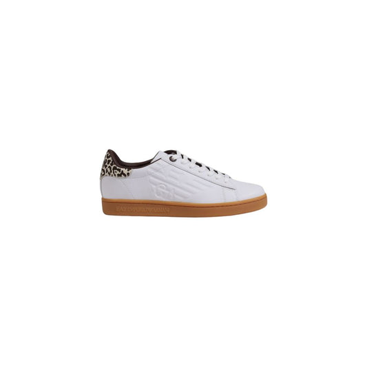 Beige Ledersneaker