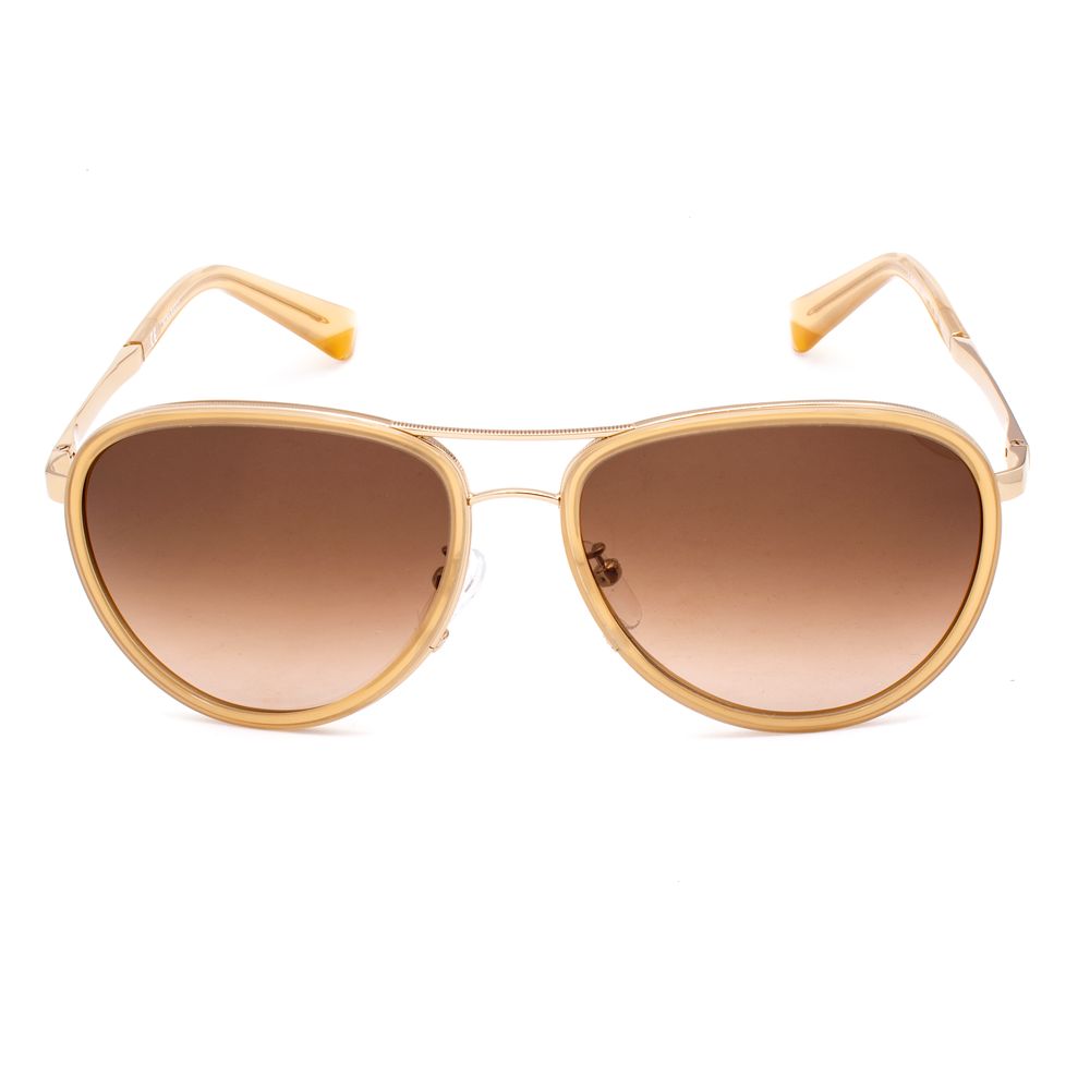 Goldene Sonnenbrille aus Acetat