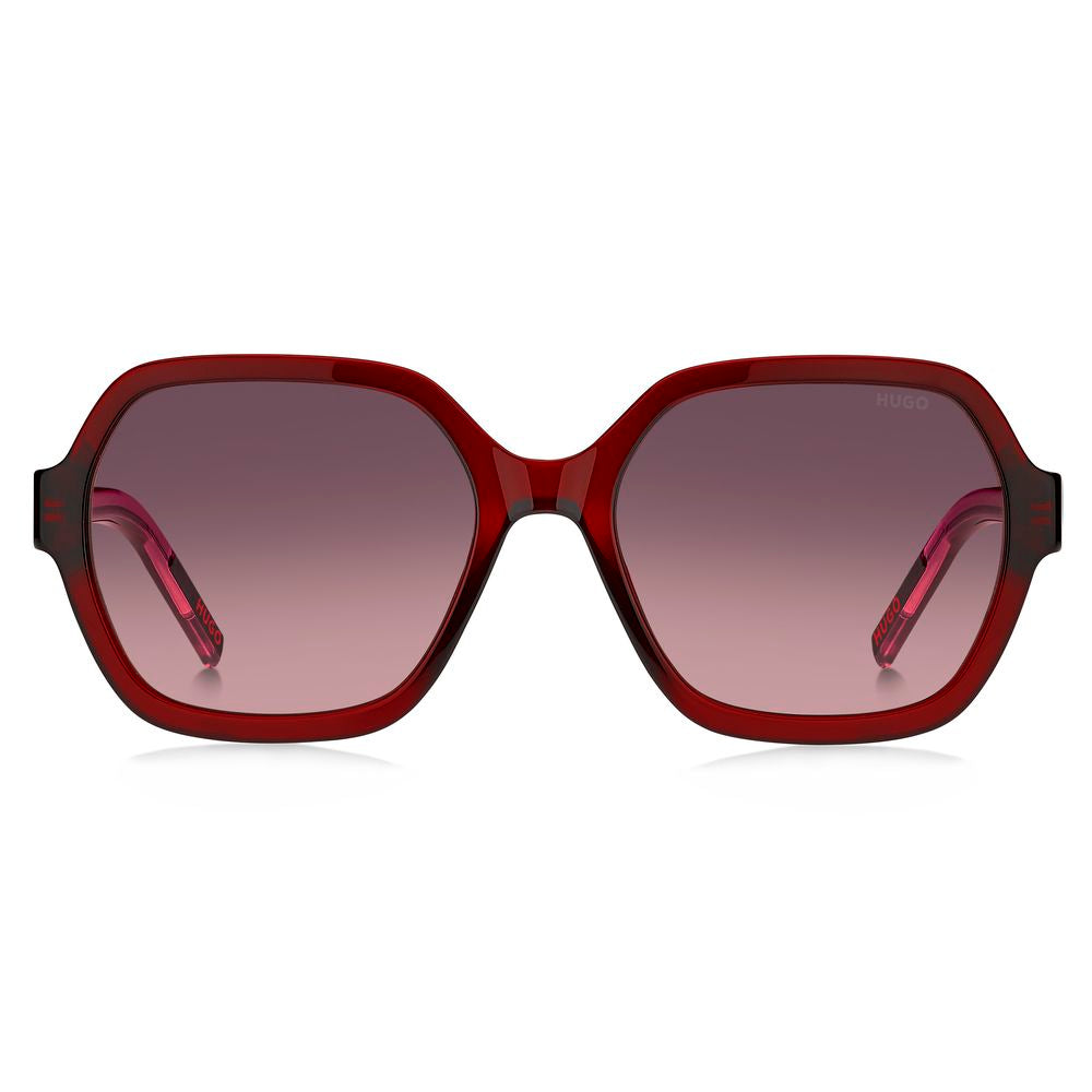 Red Acetate Sunglasses