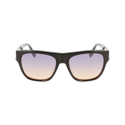 Schwarze Sonnenbrille aus Acetat