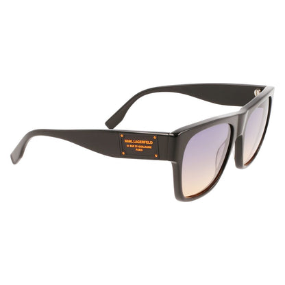 Schwarze Sonnenbrille aus Acetat