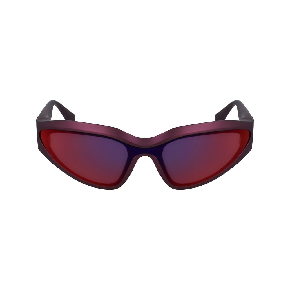 Rote Sonnenbrille mit Spritzguss-Optik