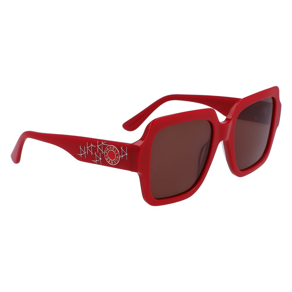 Red Acetate Sunglasses