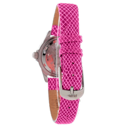 Reloj de piel multicolor