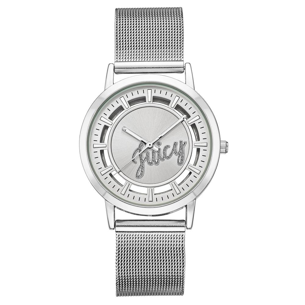 Reloj de acero inoxidable plateado