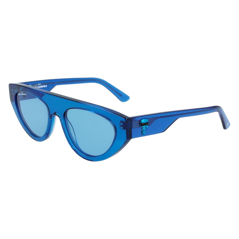 Blaue Sonnenbrille aus Acetat