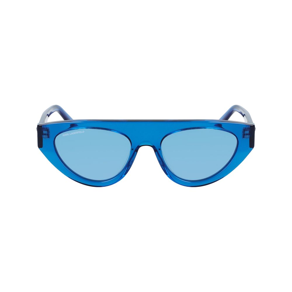 Blaue Sonnenbrille aus Acetat