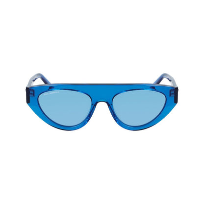 Blaue Sonnenbrille aus Acetat