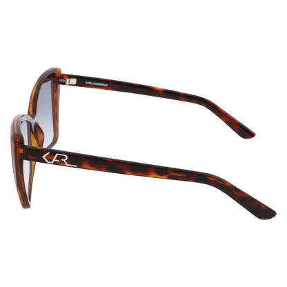 Braune Sonnenbrille mit Spritzguss-Optik