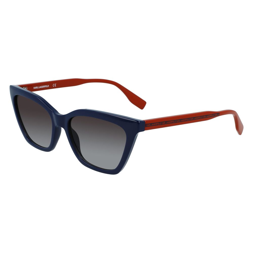 Blaue Sonnenbrille mit CP-Injektion