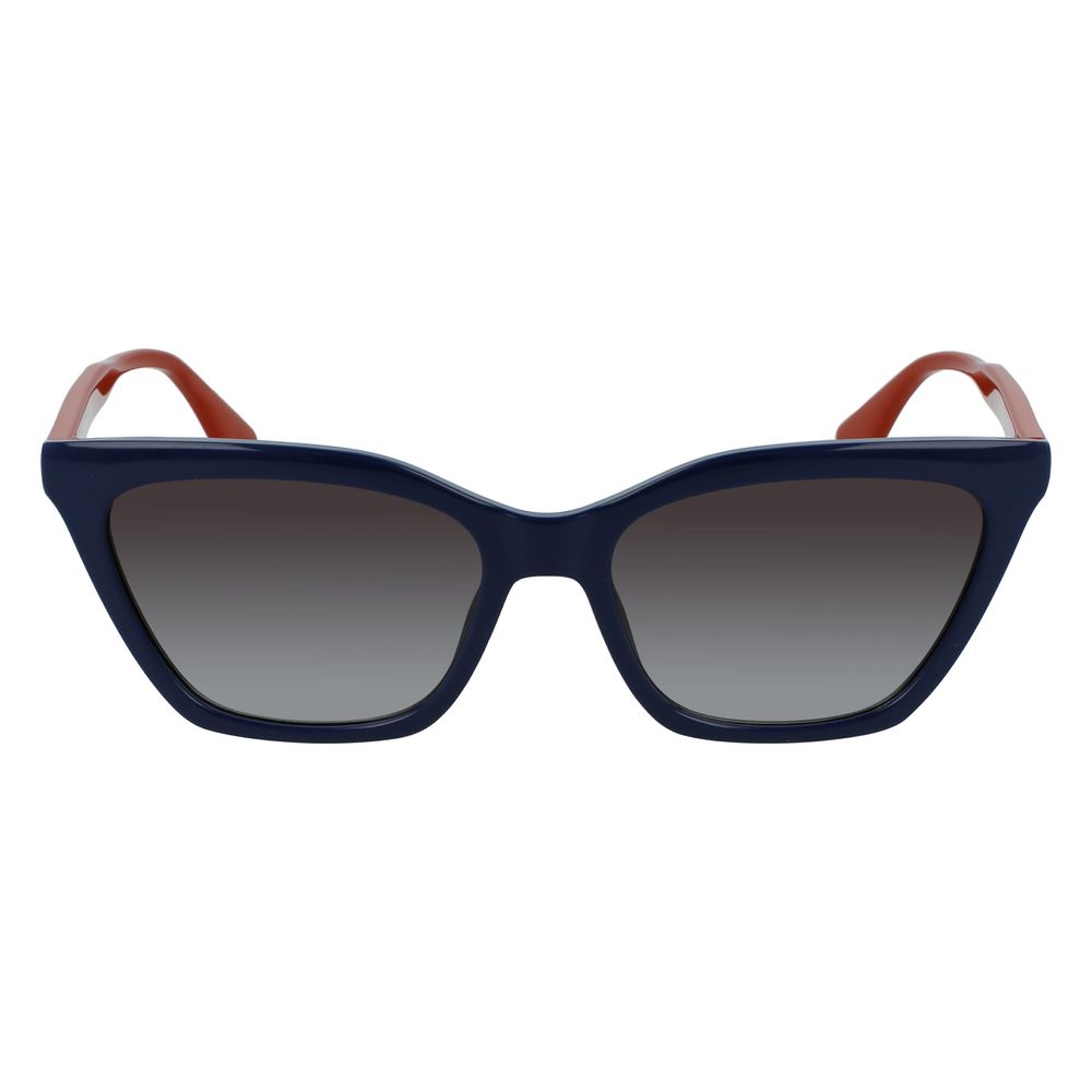 Blaue Sonnenbrille mit CP-Injektion