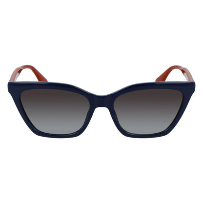 Blaue Sonnenbrille mit CP-Injektion