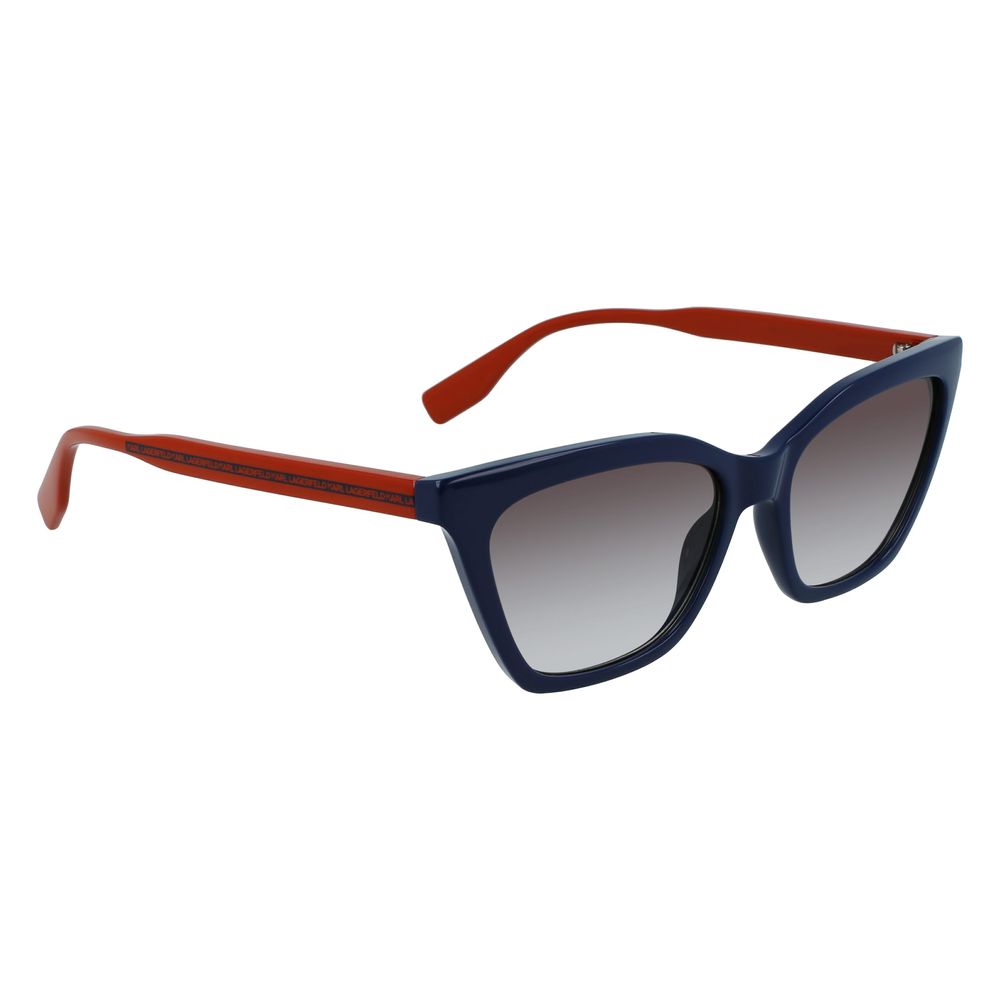 Blaue Sonnenbrille mit CP-Injektion