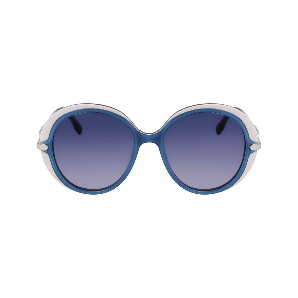 Blaue Sonnenbrille aus Acetat