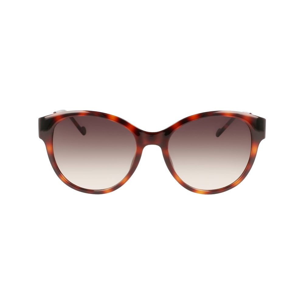 Braune Sonnenbrille mit Spritzguss-Optik