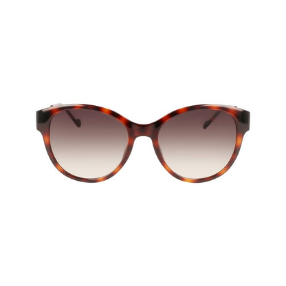 Braune Sonnenbrille mit Spritzguss-Optik