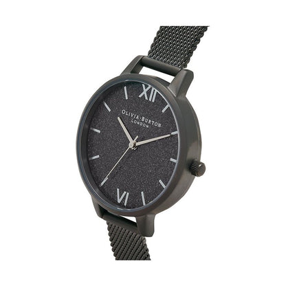 Black Stainless Steel Dress Watch
